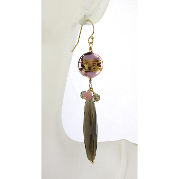 Golden Neopolitan Earrings