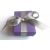 Here is the beautiful packaging for your bracelet, purple box and gray ribbon