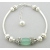 Aqua Chalcedony and Pearls Bracelet Handmade bracelet aqua chalcedony gemstone white freshwater pearls sterling