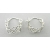 Mish Mesh Hooplets Earrings another pair Artisan made argentium sterling mesh hoop earrings