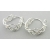 Mish Mesh Hooplets Earrings Artisan made argentium sterling mesh hoop earrings