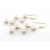 Pearl Stairway Earrings gold filled pink lilac freshwater pearl metallic kinetic