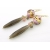 Golden Neopolitan Earrings