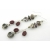 Coffee Love Earrings Artisan made brown white agate coffee earrings pearls bean cup crystal sterling