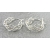 Mish Mesh Hooplets Earrings Artisan made argentium sterling mesh hoop earrings