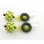 The Bees Knees Earrings Hand made yellow black earrings dotted lampwork glass, onyx, sterling