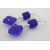 Blue for You Earrings Handmade earrings with dark blue lampwork glass, sterling silver