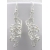 Artisan made argentium sterling mesh spiral earrings