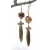 Golden Neopolitan Earrings