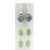 Thinking of Spring Earrings Handmade light green blue purple earrings with green kyanite, lampwork, sterling