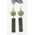 Handmade earrings with artisan lampwork, jasper, labradorite and sterling silver