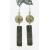 Winter Landscape Earrings - artisan lampwork, wild horse jasper, labradorite, sterling silver Handmade earrings with artisan lampwork, jasper, labradorite and sterling silver