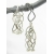 Mish Mesh Hooplets Earrings Artisan made argentium sterling mesh hoop earrings