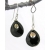 Fire In The Dark Earrings Artisan black onyx and Ethiopian opal earrings in sterling silver