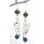 Handmade ocean fishnet sterling silver earrings lapis apatite lampwork pearls