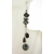 Coffee Love Earrings Artisan made brown white agate coffee earrings pearls bean cup crystal sterling