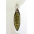Artisan made organic crackle enamel on copper yellow brown earrings