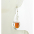 Beer and Bubbles Earrings - handmade artisan sterling silver dangle beer mug amber Beer and Bubbles Earrings - handmade artisan sterling silver dangle beer mug amb