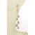 Lavendar Pearl Stairs Earrings sterling silver gold fill kinetic