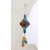 Flaming Turquoise Earrings Handmade turquoise orange lampwork earrings carnelian turquoise sterling