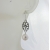 Artisan made sterling filigree earrings with white pearls