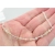 Artisan made sterling silver SPARKLE morse code necklace with champagne zircon
