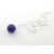 Lapis and Petals Necklace Artisan faceted blue lapis layer necklace sterling silver petals