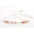 Breathe Morse Code Necklace Artisan made sterling silver BREATHE morse code necklace with pink opal