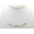 Artisan made sterling silver FIGHT morse code necklace with citrine druzy
