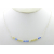 Artisan made sterling silver FIGHT morse code necklace with citrine druzy