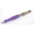 Artisan made purple and beige metal pen with artisan lampwork picture jasper
