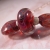 Red Lava Necklace Artisan made sterling silver necklace red blue boro lampwork