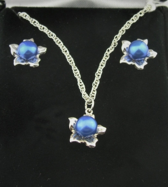 Blue Pearl Flowers Set Blue Pearl Flowers Set