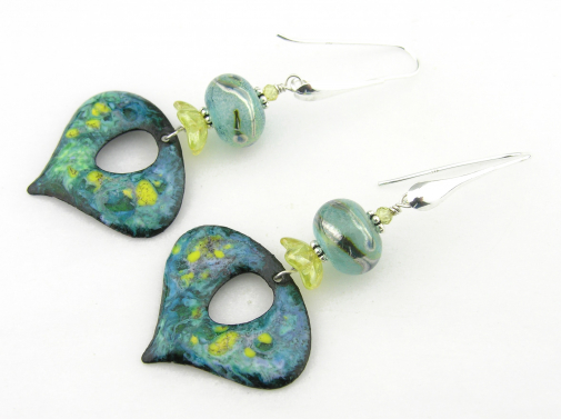 Teal and Sunshine Earrings Teal and Sunshine Earrings