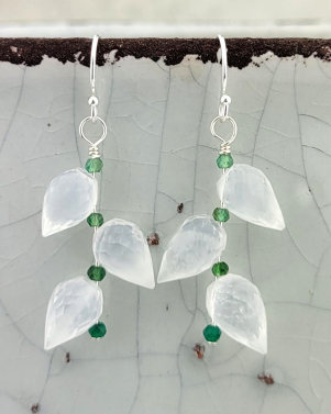 Ice Drops and Grassy Fields Earrings Ice Drops and Grassy Fields Earrings