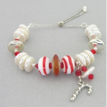 Candy Cane Pearls Slider  candycanepearlssliderbracelet.jpg