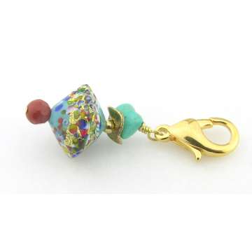 Turquoise Klimt Venetian Stitch Marker