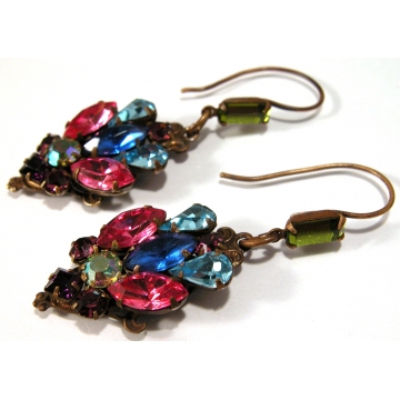 Rhinestones in Brass